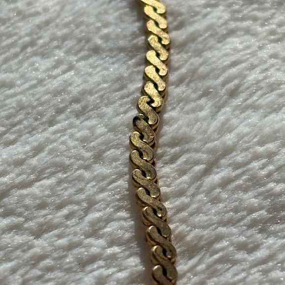 19k Yellow Gold Wrapped Pocket Watch Chain That Has Been Converted to Necklace. - Picture 3 of 5